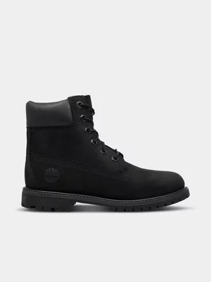 Women's Timberland Black Premium 6 Inch Boots