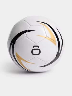 TS Soft Ground White/Black/Gold Soccer Ball