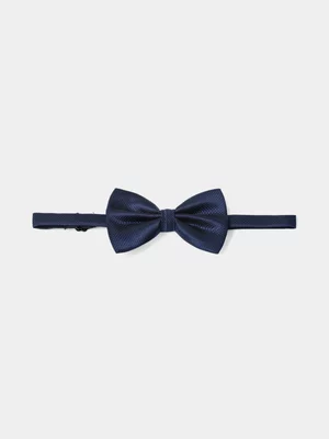 Markham Men's Classic Twill  Blue Bow Tie