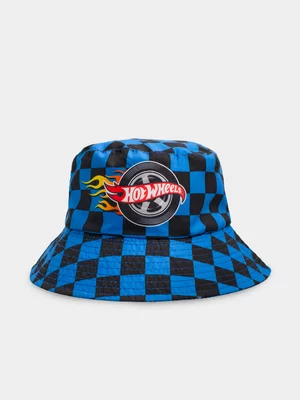Hot Wheels Blue Tweens Bucket Hat