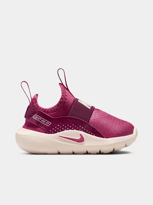 Nike Junior Infant Flex Runner 4 Burgandy/Pink Running Shoes 