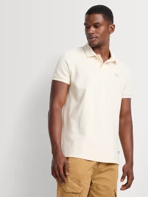 Relay Jeans Men's Relaxed Fit Badge Ecru Golfer