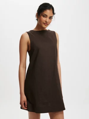 Women's Cotton On Brown Shift Mini Dress