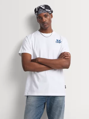 Union-DNM  Men's Back Graphic White T-Shirt