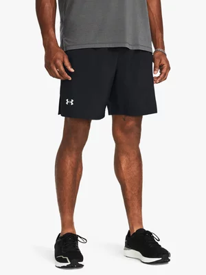 Under Armour Mens Launch 7 Inch Black/White Shorts