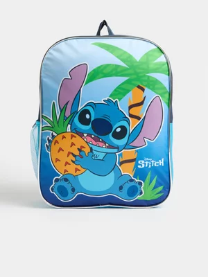 Jet Younger Boys Stitch Navy And Blue Backpack