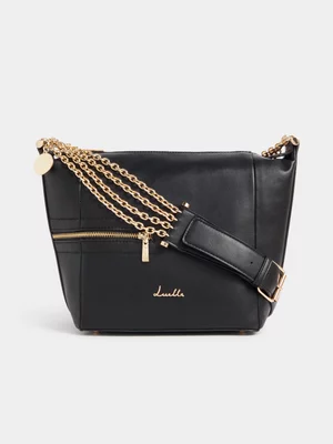 Luella Chain Strap Softy Bucket Bag