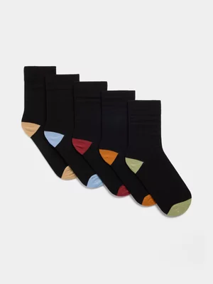 Exact Men's 5-Pack Anklet Socks
