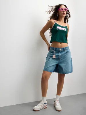 Redbat Women's Strappy Green Tank Top