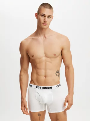 Men's Cotton On White Organic Cotton Trunks