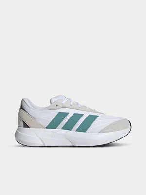 Mens adidas Lightshift White/Teal Sneaker