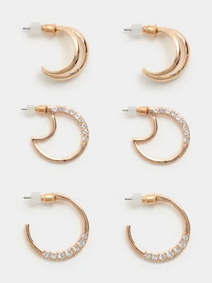 3 Pack Earrings Set