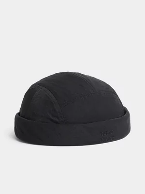 Relay Jeans Men's Black Docker Cap