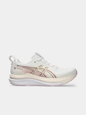 ASICS Womens Gel-Kayano 33 White/Hazy Lilac Running Shoes 