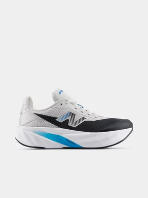 New Balance Junior Grade-School FuelCell Rebel v5 Grey/Black/Blue Running Shoes 