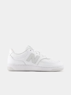 Junior New Balance BB80 White/Grey Sneaker