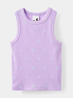 Cotton On Kids Girl Purple Eleanor Tank Top