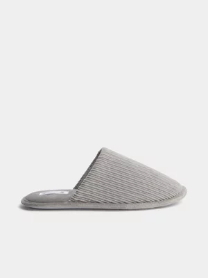 Jet Women's Grey Cord Slippers