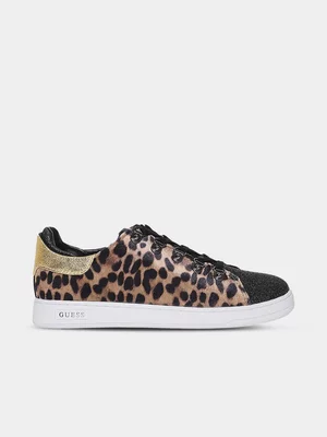Women's Guess ELEXA9 Leopard Print Sneakers