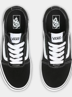 Junior Pre-School Vans Black/White Sneakers