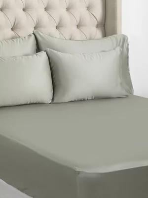 Grace Softest Gold Seal Certified Egyptian Cotton 200 Thread Count Fitted Sheet Sage