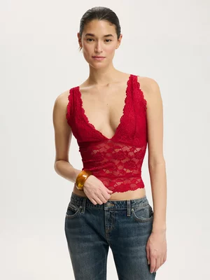 Women's Cotton On Red Rosie Lace Camisole Top