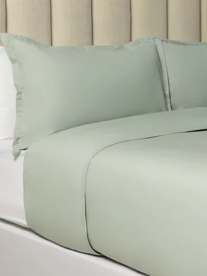 Granny Goose Most Breathable 200 Thread Count Cotton Duvet Cover Set Sage