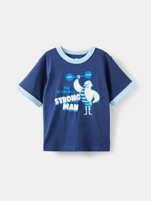 Cotton On Kids Boy Navy Jonny Graphic T-shirt