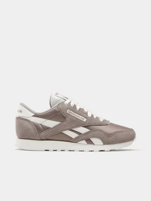 Reebok Women's Classic Nylon Grey/Chalk Sneaker