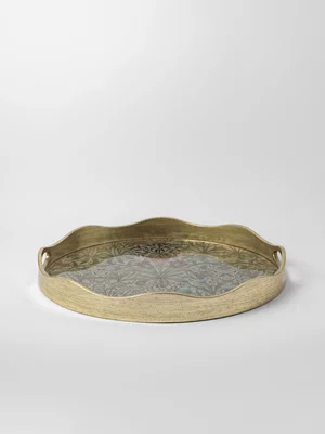 Wave Edge Round Tray 39.5cm