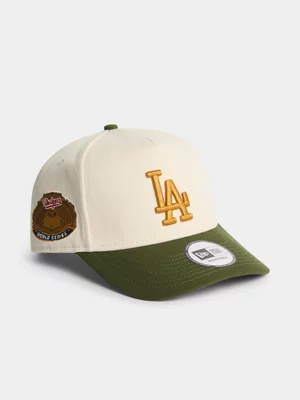 New Era Unisex 9FORTY Los Angeles Dodgers Patch Stone/Green Cap 