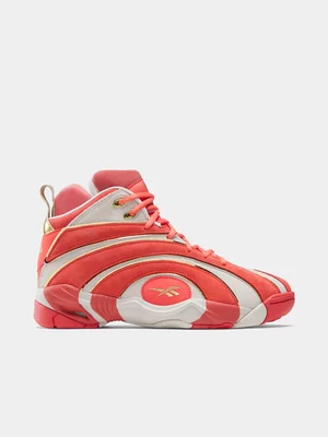 Reebok x Angel Reese Women's Shaqnosis Chalk/Sunset Coral Sneaker