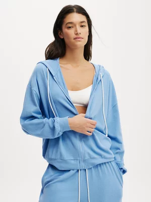 Women's Cotton On Blue Light Weight Super Soft Hoodie