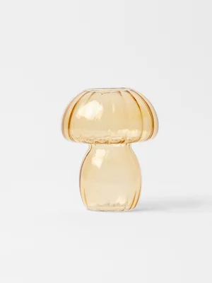 Glass Mushroom Bud Vase 7.5cm
