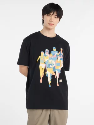 New Balance Men's Athletics Black T-Shirt