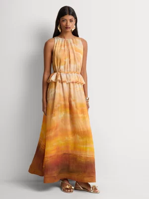 Luella Frill Maxi Ombre Sundress
