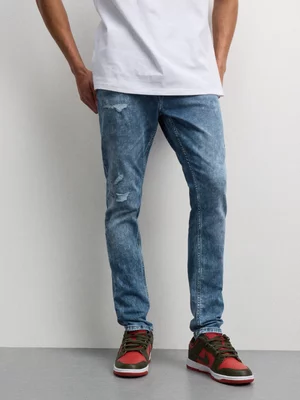 Redbat Men's Blue Carrot Jeans