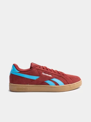 Mens Reebok Court Retro Red/Gum Sneaker