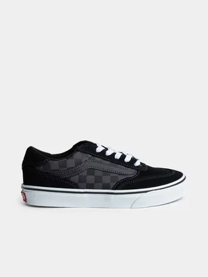 Mens Vans Brooklyn LS Check Black/White Sneaker