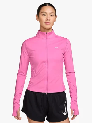 Nike Womens Swift Dri-Fit Mid-Layer Pink Reflective/Silver Top