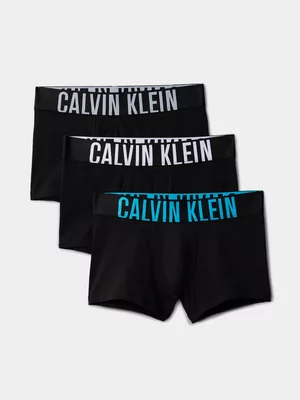 Men's Calvin Klein Black 3Pack Trunks