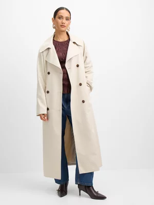 Exact Women's Natural Trench Coat