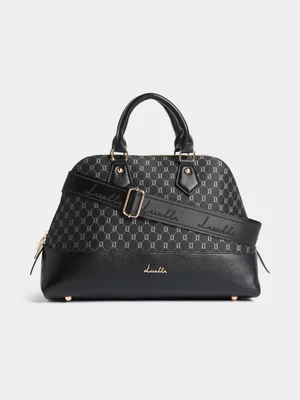 Luella Jacquard Bowling Bag