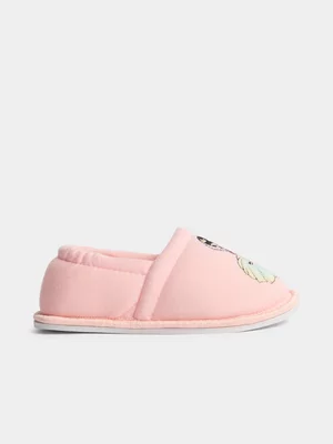 Exact Younger Girl's Pink Ballerina Slippers