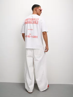 The FIX Men's White Emotional Graphic Top