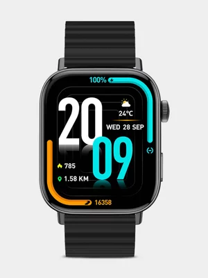 Colmi C8 Max Black Silicone Smart Watch