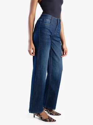 Women's Sissy Boy Blue Sophia High Waist Wide Leg Jeans