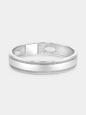 Sterling Silver Milgrain Edge Ring