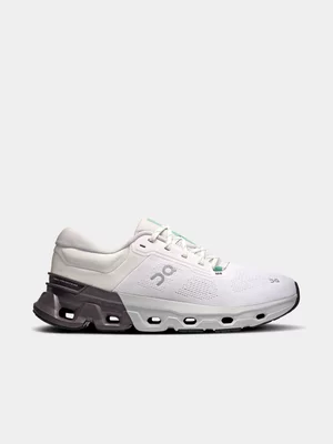 On Mens Cloud Flyer 5.0 White/Pebble Running Shoes 