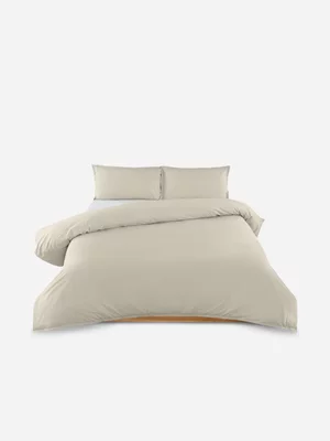 Volpes Supima Cotton Nude 450tc Oxford Duvet Cover Set